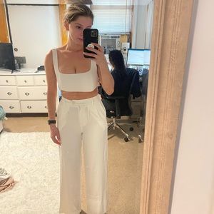 Prince Polly Two Piece White Set